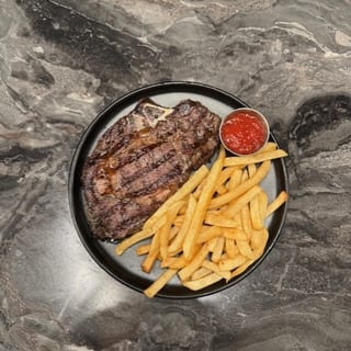 16 oz Steak & Fries